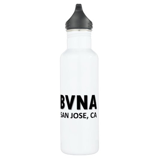 BVNA-waterfles (24 oz) wit Waterfles (Rechts)