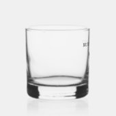 BW Bride's laatste rit Bachelorette Weekend Whisky Glas (Rechts)
