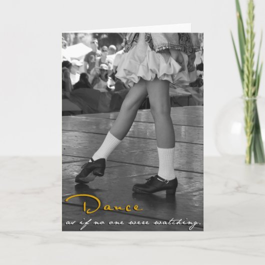 BW Danse Comme Si Personne Ne Regardait La Carte (Devant)