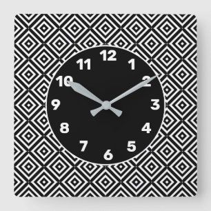 BW Echo Diamond Square Wall klok
