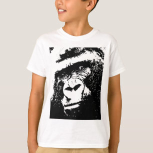 BW Gorilla Face T-shirt