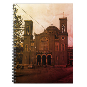 BW Griekenland Kerk Athene 1970 Notitieboek
