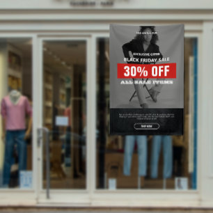 BW Photo Black Friday Sale Product Promo Spandoek