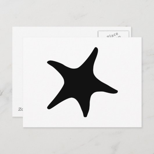BW Starfish Briefkaart (Voorkant / Achterkant)