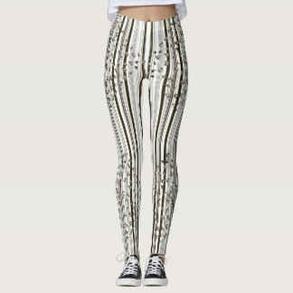 BW Stripes met Leggings van cellen en theapots