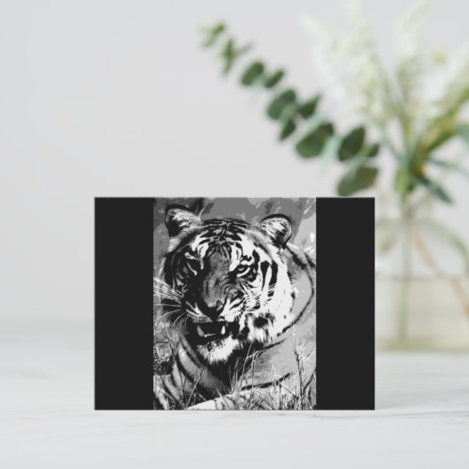 BW Tiger Briefkaart (Staand voorkant)