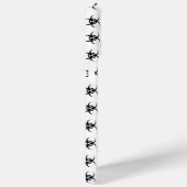 BW! WAARSCHUWING BIOLOGISCH GEVAAR! SKULL Case-Mate iPhone CASE (Achterkant / Rechts)