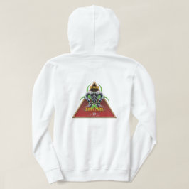 BW! WAARSCHUWING BIOLOGISCH GEVAAR! SKULL HOODIE