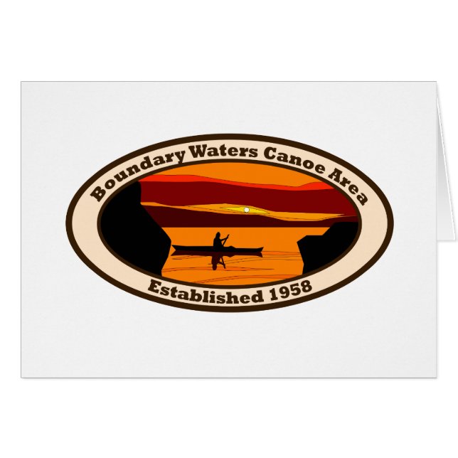 BWCA Emblem met Canoe (Voorkant Horizontaal)