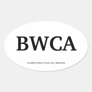 BWCA OVALE STICKER