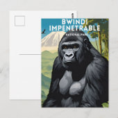 Bwindi Impenetrable National Park Reizen Briefkaart (Voorkant / Achterkant)