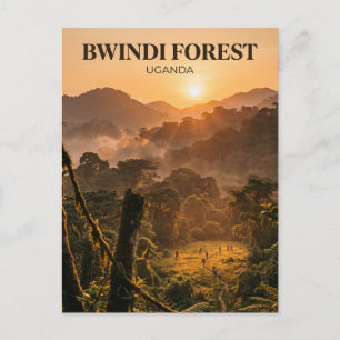Bwindi-woud, Kanungu, Westelijke regio Briefkaart