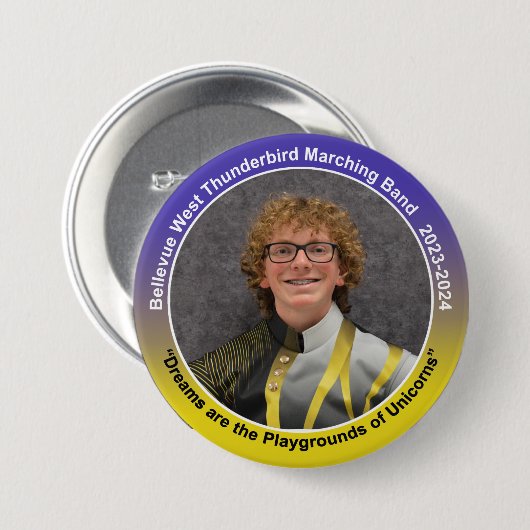 BWMB RONDE BUTTON 7,6 CM (Voorkant /achterkant)