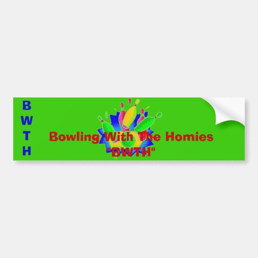 BWTH-Bumpersticker Bumpersticker (Voorkant)