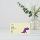 BX- cartes de visite pourpres de dragon (Debout devant)