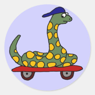 BX - Stickers Boa Skateboard amusant