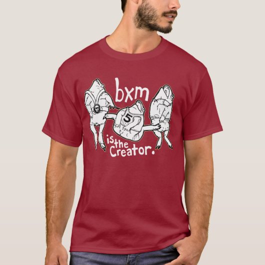 bxm is de maker t-shirt (Voorkant)