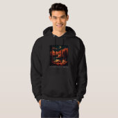 By A Camp Fire  retro camping Hoodie (Voorkant volledig)