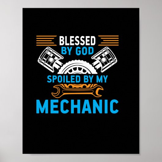 By God By Mechanic Poster (Voorkant)