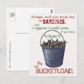 By the Bucketload Postcard Briefkaart (Voorkant / Achterkant)