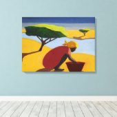 By the River 2007 Canvas Afdruk (Insitu (Houten vloer))