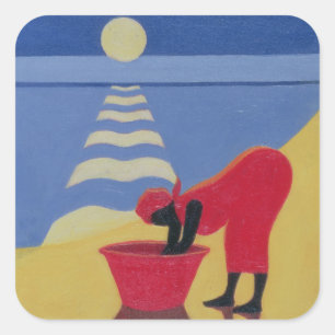 By the Sea Shore 1998 Vierkante Sticker