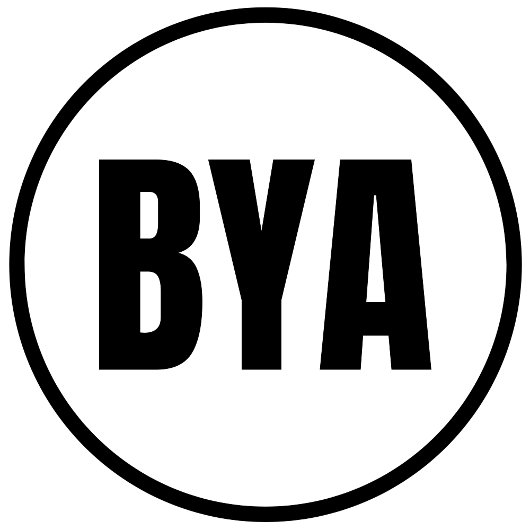 BYA - Sticker rond classique de frontière