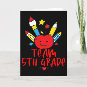 Byck Terug naar School Team 5e klas Hallo Student Kaart