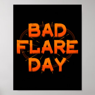 BYD Day CRPS Complex Regional Pain Syndrome Oranje Poster
