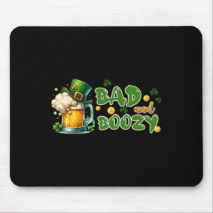 Byd en Boozy St Patricks Day Grappig Iers St Paddy Muismat