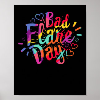 BYD Flare Day Complex Regional Pain Syndrome Aware Poster