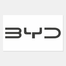 BYD-stickers Rechthoekige Sticker