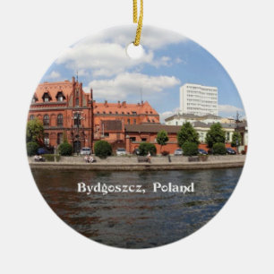 Bydgoszcz, Poolse cityscape Keramisch Ornament