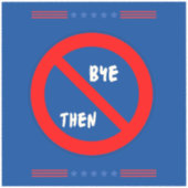bye biden sticker (Voorkant)