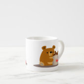 Bye Bye Honey ! Bears of Cartoon Espresso Mug (Devant droit)