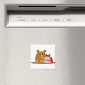 Bye Bye Honey ! Magnet d'ours de cartons mignons (In Situ (Lave-vaisselle))