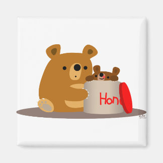 Bye Bye Honey ! Magnet d'ours de cartons mignons