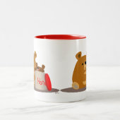Bye Bye Honey ! Mignonne caricature Ours Mug (Centre)