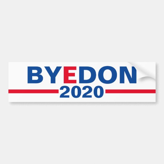 Bye Don 2020 - Bumper Sticker de campagne classiqu (Devant)