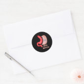 Bye Funny Gastric Sleeve Surgery Stomach Ronde Sticker (Envelop)
