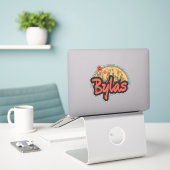 Bylas, Arizona Sticker (Laptop op bureau)