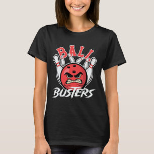 Byll Busters Bowling Couple Bowler Bowling Alley B T-shirt