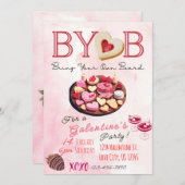 BYOB Charcuterie Board Invitation du Parti de la S (Devant / Derrière)