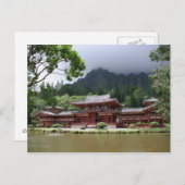 Byodo-Dans la carte postale de temple (Devant / Derrière)