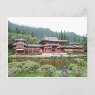 Byodo-in Temple-Briefkaart Briefkaart