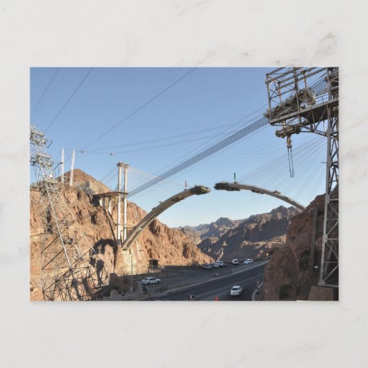 Bypass Construction van Hoover Dam Briefkaart (Voorkant)