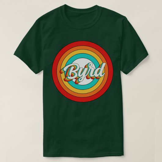 Byrd naam Shirt  Byrd Circle (Design voorkant)