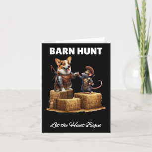 Byrn Hunt Lover - Schattigee krijgerrat en Corgi D Kaart