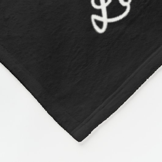 Byrn Hunt Lover - Schattigee krijgerrat en zwarte Fleece Deken (Hoek)