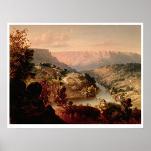 Byrnes Ferry op de Stanislaus (0707A) Poster